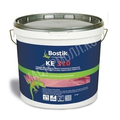 Клей BOSTIK для напольных покрытий, "KE 310"  6 кг