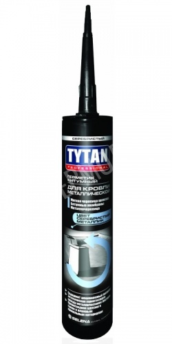 Герметик серебристый 310 мл, битумный "TYTAN Professional"